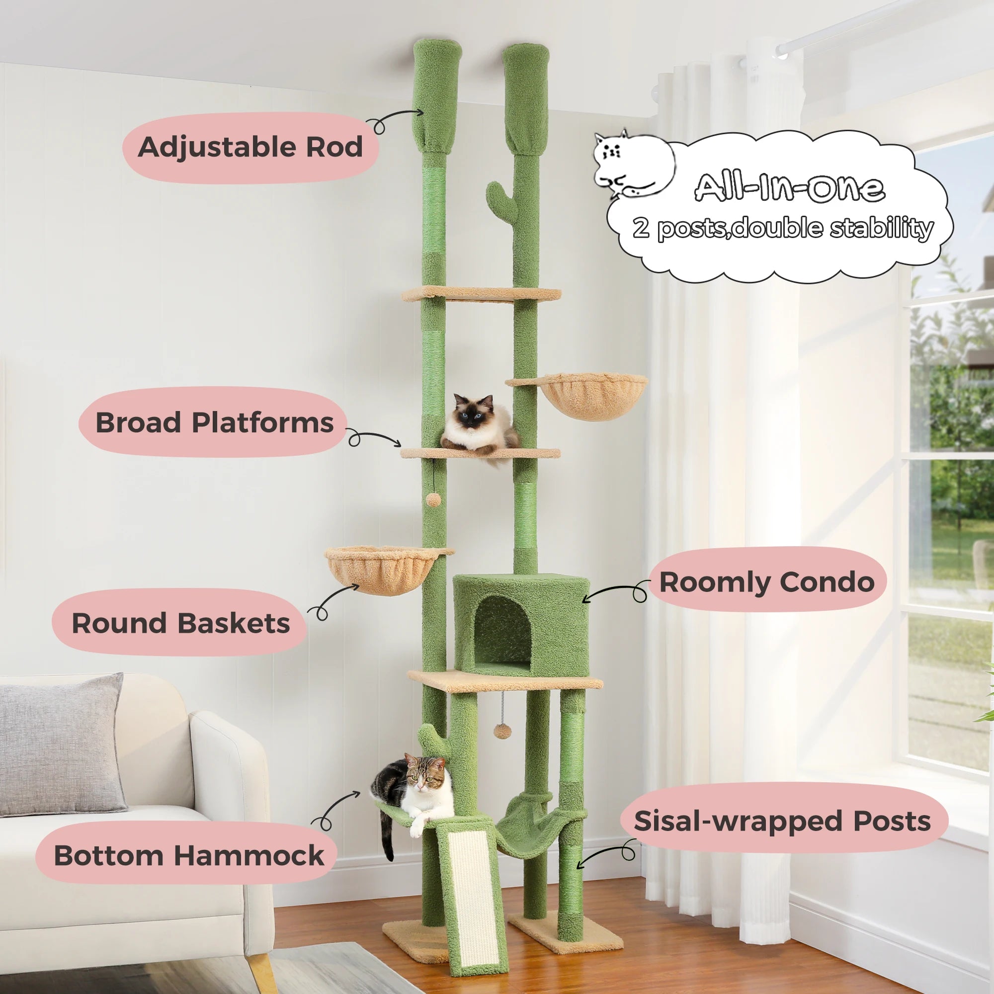 Cactus Cat Tree